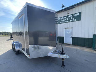 2024 United Trailers 7'x14' UATV 7K Grey 7' Interior Enclosed