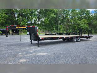 2024 Pequea 30 Foot Gooseneck w/ 5 Foot Beavertail a