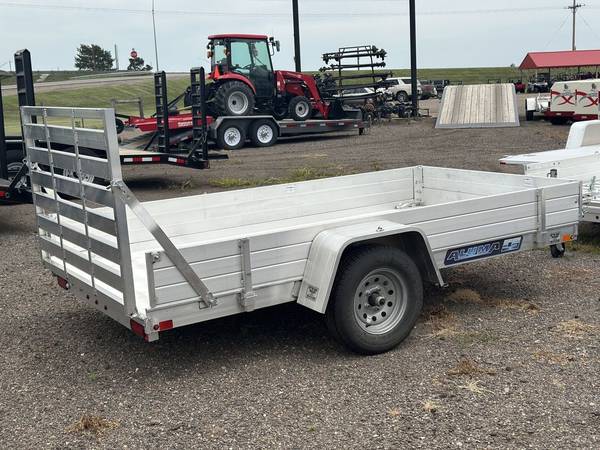 2025 Aluma utility 63x10' 1-3.5k straight tailgate