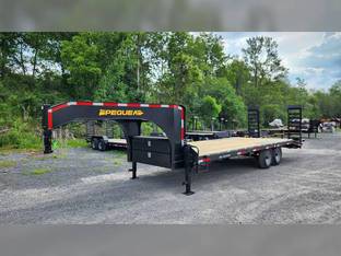 2024 Pequea 20 Foot Gooseneck w/ 4 Foot Beavertail a