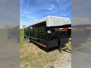 2024 STOLL 24FT CATTLE TRAILER