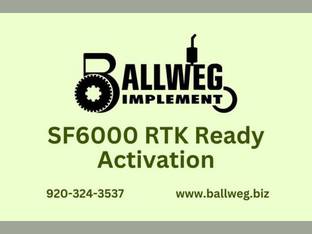 John Deere SF6000 RTK Ready Activation