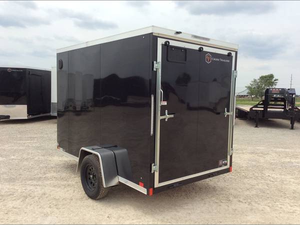 2025 Cross 6x10 single axle ramp door