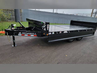 2025 Ironbull 8.5'X16' 14K Deckover Dump Trailer