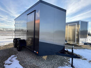 2025 United Trailers 7'X14' UJ 7K Charcoal B.O. 7' Interior