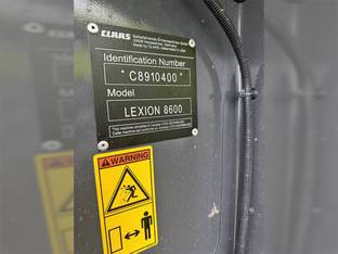 2023 Claas LEXION 8600TT
