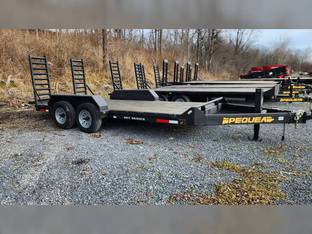 2023 Pequea 16' SST Series Skid Streer Trailer