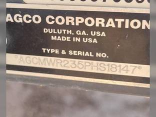 2023 Massey-Ferguson WR235