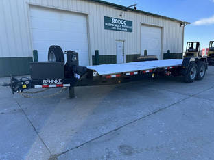 2025 B-B Behnke 7'X16'+8' Equipment Trailer 24K Tilt UPG