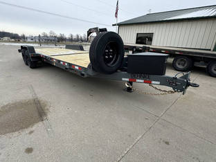 2025 B-B Behnke 7'X16'+8' Equipment Trailer 24K Tilt Cha