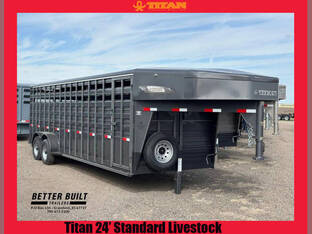 2025 Titan Standard Gooseneck Livestock 24'
