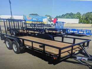 2023 Texas Bragg 7'X16' 7K Pipe Top Utility Trailer