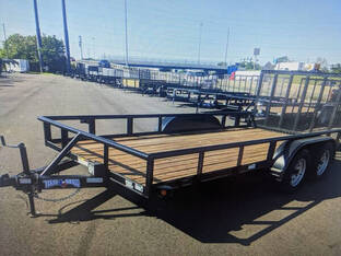 2023 Texas Bragg 7'X12' 7K Tube Top Utility Trailer