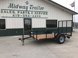 2023 Texas Bragg 5'X8' 3K Tube Top Utility Trailer