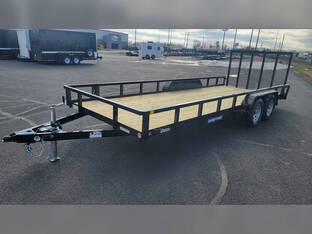2025 Sure Trac 7'x20' 7k Tube Top Utility Trailer