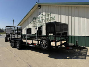 2024 Sure Trac 7'X20' Tube Top 10K Utility Trailer Show
