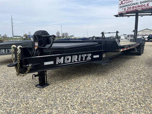 2025 Moritz 7'X16'+8' GT 25.9K Tilt Equipment Traile
