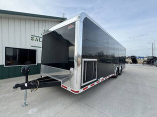 2025 United Trailers 8.5'X28' Premier 14K Black 7' Interior