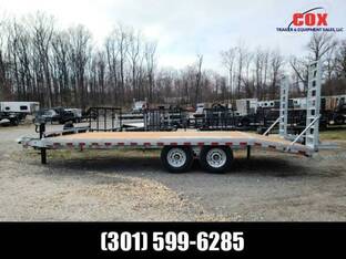 2025 BWISE Equipment trailer Galvanized Deck Over