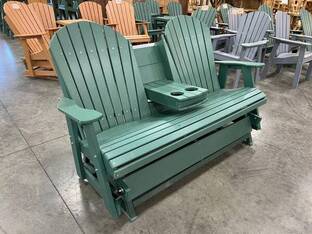 AMISH FURNITURE DOUBLE GLIDER