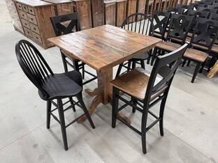 AMISH FURNITURE SQUARE PUB TABLE