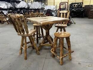 AMISH FURNITURE SQUARE PUB TABLE