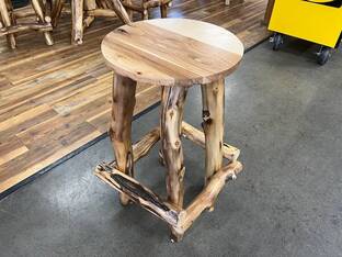 AMISH FURNITURE BARSTOOL