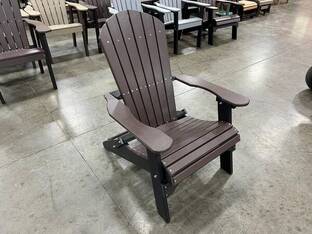 AMISH FURNITURE FOLDING ADIRONDACK CHAIR