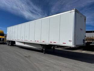 2014 Wabash 53' AIR RIDE DURAPLTE DRY VAN, SWING DOO