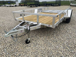 2025 Sure Trac 6'X12' Tube Top 3K Alum Utility Trailer