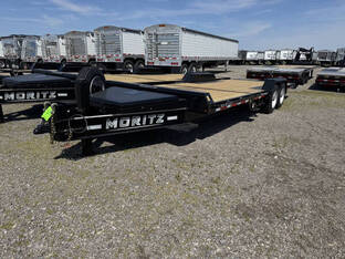 2025 Moritz 7'X16'+6' 22.9K Tilt Equipment Trailer
