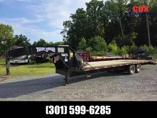 2021 Texas Bragg Trailers Used 28ft Gooseneck Trailer flatbed with