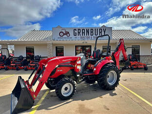 2026 Mahindra 1640 HST W/ Backhoe.
