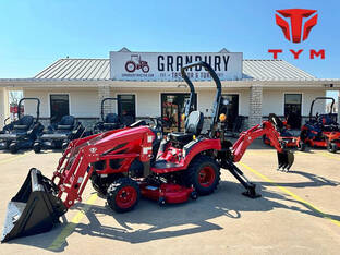 2026 TYM Tractors Series 1 T224 W/ Backhoe + Belly Mower.