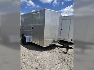 2025 Cargo Express 7 x 14 EX DLX Flat Top V-Nose Enclosed C