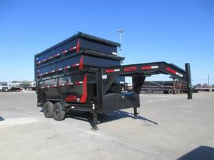 2022 DURA HAUL GOOSENECK ROLL OFF TRAILER WITH 3 BOXES