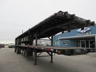2009 Direct Trailer 48X102 FLATBED TRAILER SPREAD AIR RIDE
