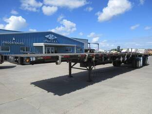 2009 Direct Trailer 48X102 FLATBED TRAILER SPREAD AIR RIDE