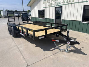 2025 Sure Trac 7'X16' Tube Top 10K Utility Trailer