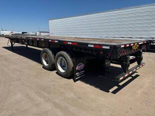 2010 Transcraft 48' SPRING RIDE W SLIDER STEEL FLATBED,