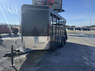 2026 Valley 6'X16' Livestock 7K Charcoal