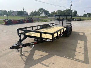 2025 Sure Trac 7'X18' Tube Top 10K Utility Trailer