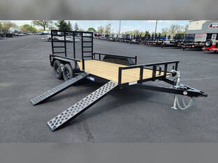 2025 Sure Trac 7'x14' 7k ATV / Ladder Gate / Utility Tr