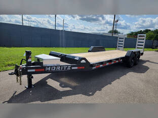 2025 Moritz 7'X22' 16K AR Equipment Trailer