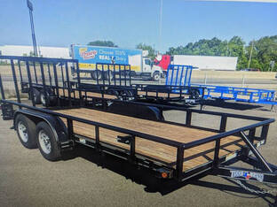2023 Texas Bragg 7'X16' 7K Pipe Top Utility Trailer