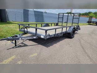 2023 Ironbull 7'x14' 3.5k Tube Top Utility Trailer