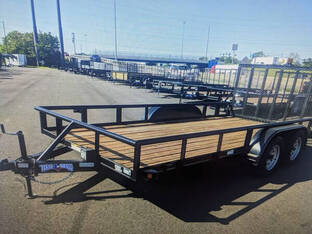 2023 Texas Bragg 7'x12' 7k Tube Top Utility Trailer