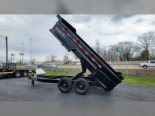 2025 Moritz 7'X14' 16K Scissor Dump Trailer