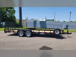 2025 Sure Trac 7'X22' 10K Tube Top Utility Trailer