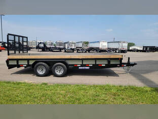 2024 Sure Trac 7'X18' 10K Tube Top Utility Trailer